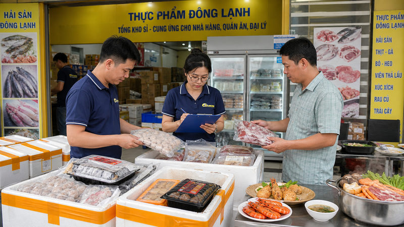 Nhu cầu thực phẩm đông lạnh Cần Thơ cho khách B2B