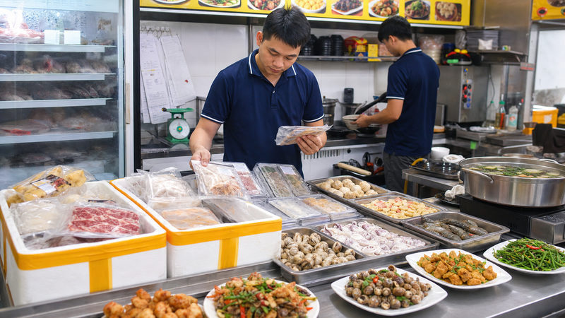 Vì sao nguyên liệu mở quán nhậu đông lạnh hợp với bếp quán?