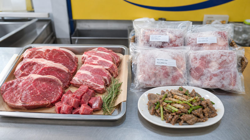 Thịt đông lạnh vs thịt tươi loại nào tốt hơn?