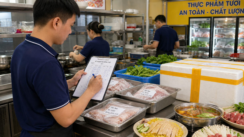 Vì sao quán ăn cần rã đông thịt đúng cách ngay từ đầu?