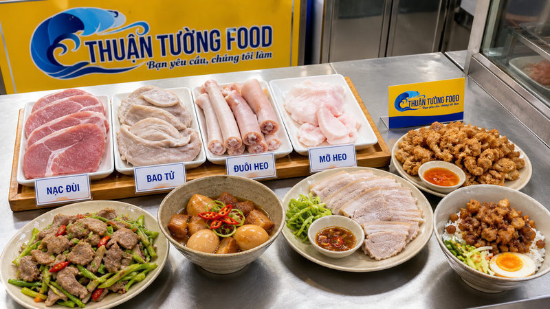 Thịt heo và phụ phẩm heo làm món gì ngon cho từng kiểu quán?