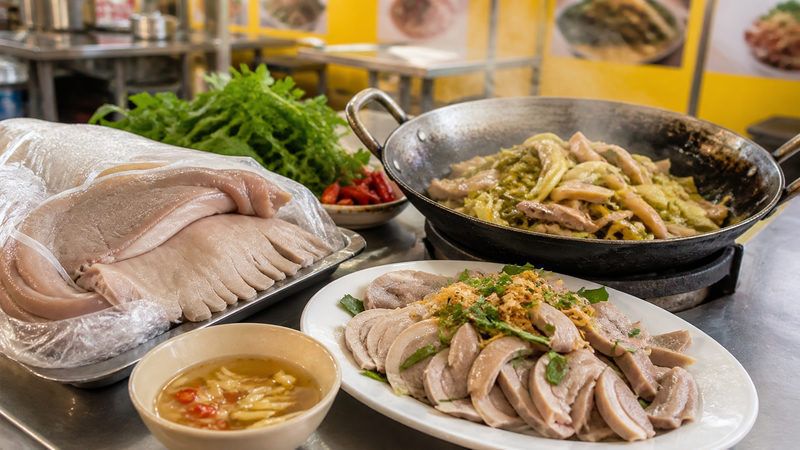 Bao tử heo nên làm gỏi, xào, luộc hay phá lấu?