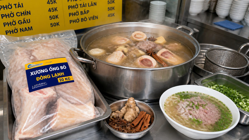 Xương ống bò nên dùng cho món nào để ra vị bò rõ?