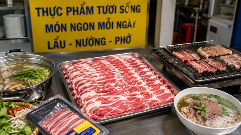 Ba chỉ bò làm món gì ngon để dễ đưa vào menu quán?