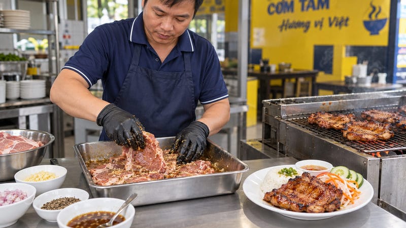 Cách làm sườn cốt lết mềm không bị khô từng bước
