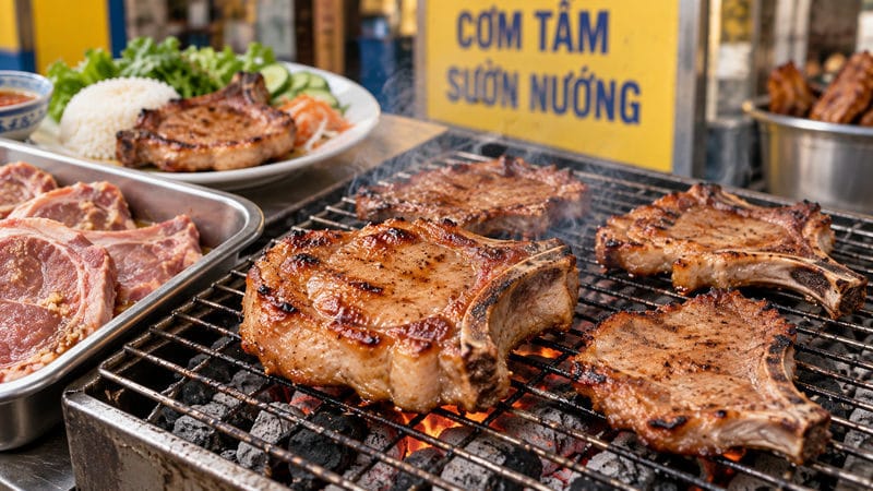 Vì sao độ dày quyết định miếng sườn nướng có mềm hay khô?