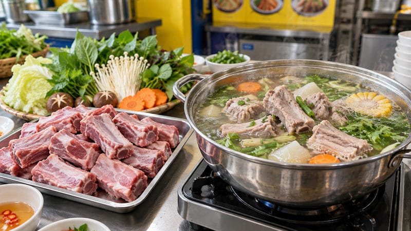 Sườn non nên dùng cho nướng, hầm hay lẩu?