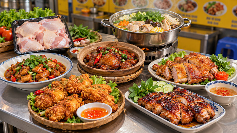 6 món ngon từ má đùi gà dễ đưa vào menu