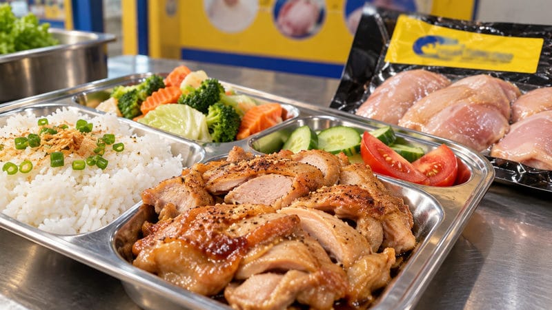 Đặc điểm thịt má đùi gà và giá trị khi làm suất ăn